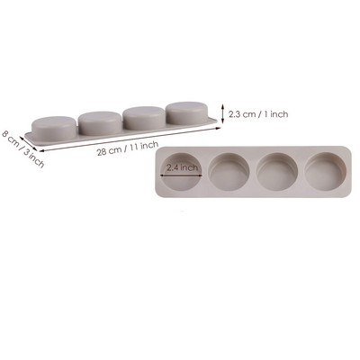 DIY szappan szilikon forma 3D kerek, négyzet alakú ovális szappankészítési kellékek kézzel készített csokoládé torta dekoráció sütőeszközök otthoni ajándékok