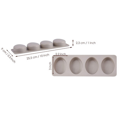 DIY szappan szilikon forma 3D kerek, négyzet alakú ovális szappankészítési kellékek kézzel készített csokoládé torta dekoráció sütőeszközök otthoni ajándékok