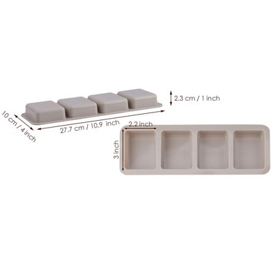 DIY szappan szilikon forma 3D kerek, négyzet alakú ovális szappankészítési kellékek kézzel készített csokoládé torta dekoráció sütőeszközök otthoni ajándékok