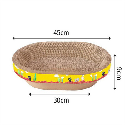 Macskakaparó Macskafészek Board Lounge ágy macskák edzés Köszörű karmos játékok körmök élezéséhez Kaparó macskatartozékok kisállatágy