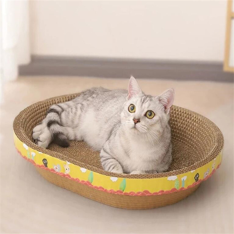 Macskakaparó Macskafészek Board Lounge ágy macskák edzés Köszörű karmos játékok körmök élezéséhez Kaparó macskatartozékok kisállatágy