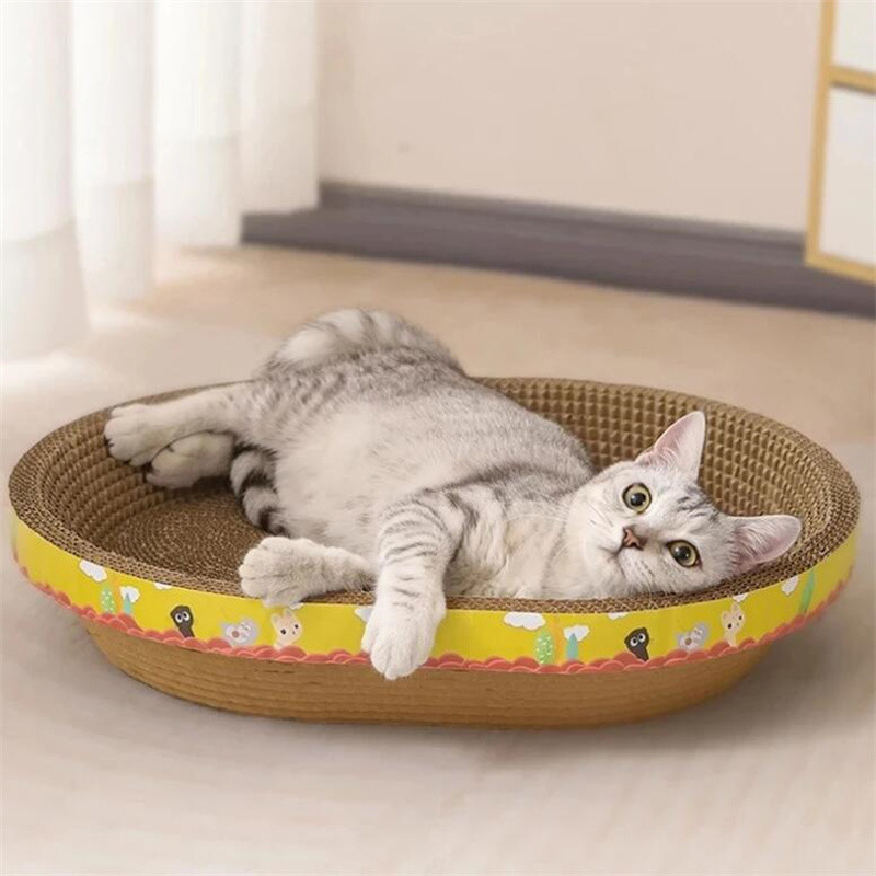 Macskakaparó Macskafészek Board Lounge ágy macskák edzés Köszörű karmos játékok körmök élezéséhez Kaparó macskatartozékok kisállatágy