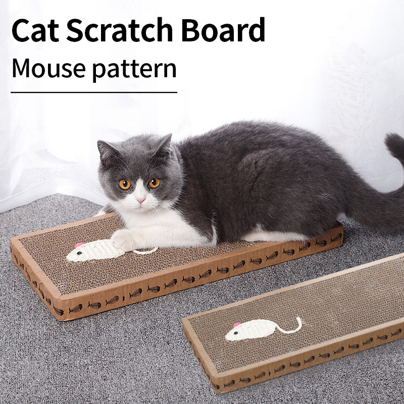 Rajzfilm macskakarcoló deszka szőnyeg kaparó körmök mancs minőségi hullámpapír macska karcoló padok macskaágy szőnyeg macskatermékek kaparó