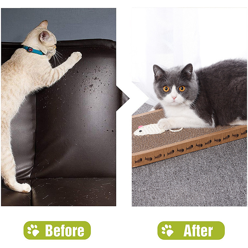 Rajzfilm macskakarcoló deszka szőnyeg kaparó körmök mancs minőségi hullámpapír macska karcoló padok macskaágy szőnyeg macskatermékek kaparó