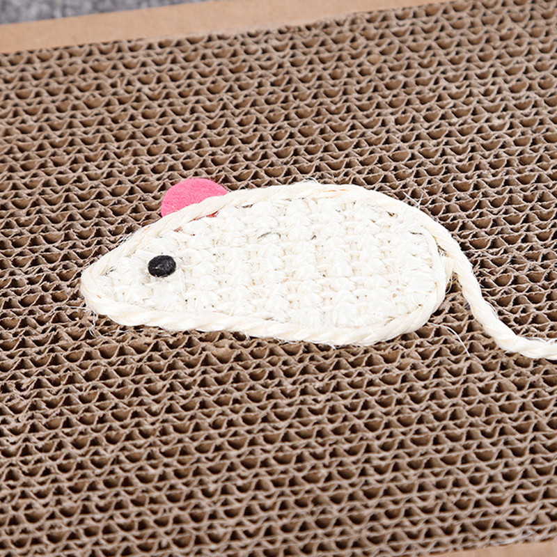 Rajzfilm macskakarcoló deszka szőnyeg kaparó körmök mancs minőségi hullámpapír macska karcoló padok macskaágy szőnyeg macskatermékek kaparó