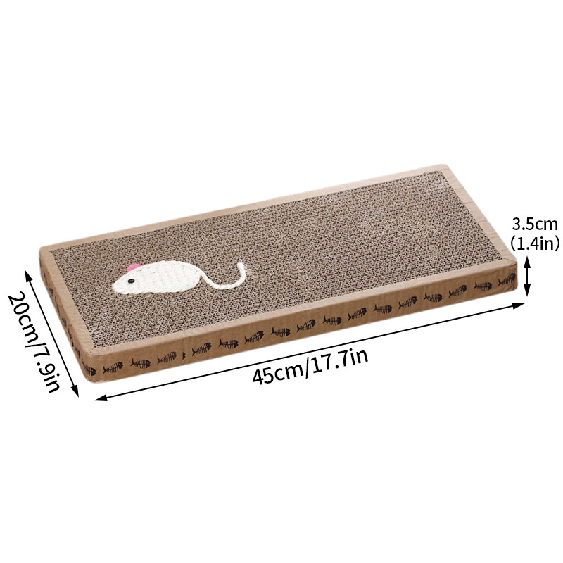 Rajzfilm macskakarcoló deszka szőnyeg kaparó körmök mancs minőségi hullámpapír macska karcoló padok macskaágy szőnyeg macskatermékek kaparó