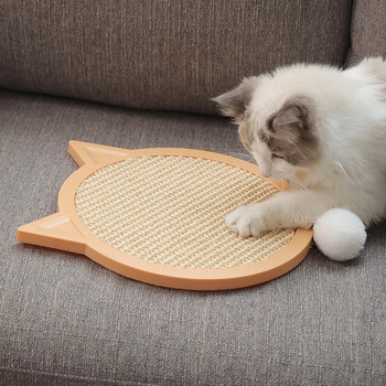 Ανθεκτικό στη φθορά της γάτας Ξύστρα νυχιών Ματ ξύσιμο για γάτας αναρρόφησης Κυματοειδές χαρτί γρατσουνιά τοίχου για παιχνίδια για γάτες Προϊόντα για γάτες με μπάλα