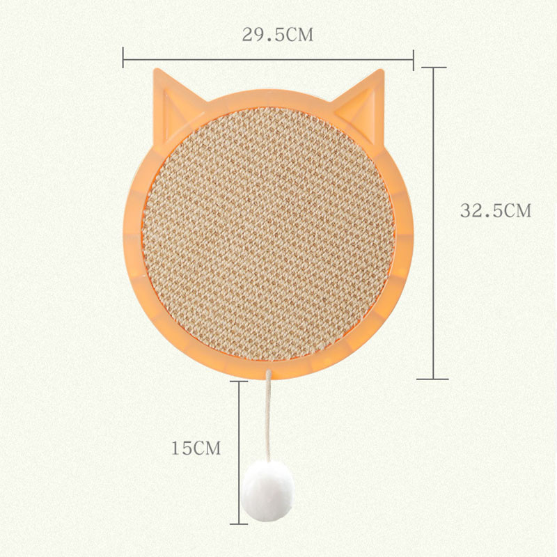 Macska kopásálló körömkaparó szőnyeg karcolás szívó macska daráló Hullámpapír karcoló fal macskajátékokhoz Ball Cats termékek