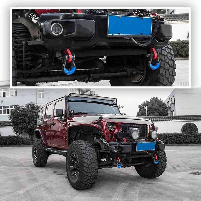 D-gyűrűs kengyelszigetelő alátétekkel 3/4 hüvelykes vontatóbilincsekhez az utánfutó gumivédő burkolatának védelmére