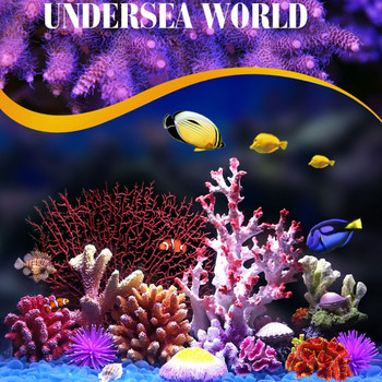 Изкуствени коралови растения, цветни орнаменти от полирезин за риби за декорация на аквариуми