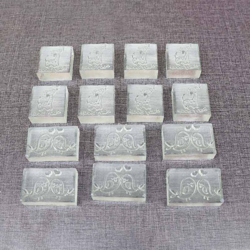 Kūdikių muilo antspaudas Animacinių filmų, gyvūnų raštų, skaidraus natūralaus muilo antspaudai Akrilo atspaudų antspaudas, pritaikytas muilui gaminti