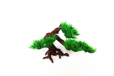 Új Fisherman dekoratív növény műanyag fenyőfa akvárium akvárium sziklakert bonsai dísz teknős akváriumhoz