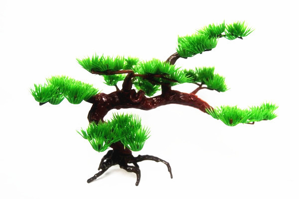 Új Fisherman dekoratív növény műanyag fenyőfa akvárium akvárium sziklakert bonsai dísz teknős akváriumhoz