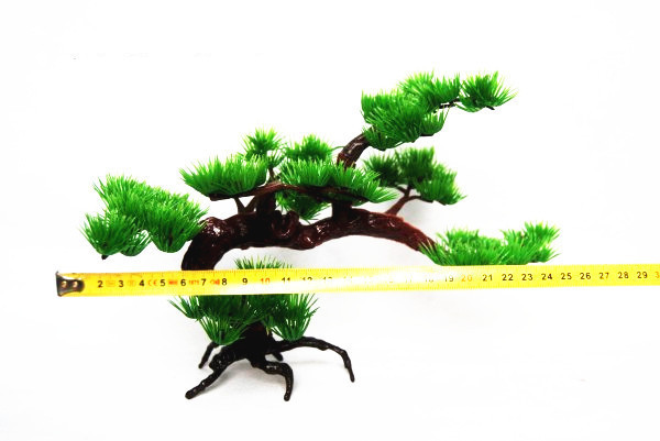 Új Fisherman dekoratív növény műanyag fenyőfa akvárium akvárium sziklakert bonsai dísz teknős akváriumhoz