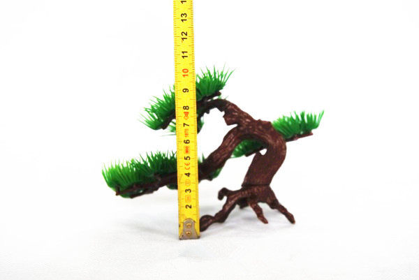 Új Fisherman dekoratív növény műanyag fenyőfa akvárium akvárium sziklakert bonsai dísz teknős akváriumhoz