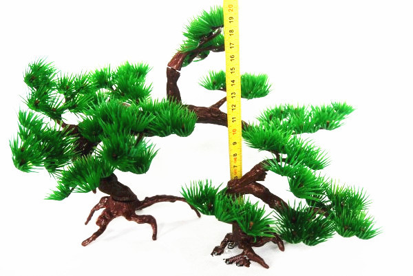 Új Fisherman dekoratív növény műanyag fenyőfa akvárium akvárium sziklakert bonsai dísz teknős akváriumhoz