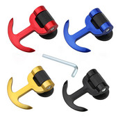 A legújabb többszínű ABS pálya versenyautó első hátsó lökhárító autótartozékok Utánfutó gyűrűs szem Vonóhorog matrica csavarkulccsal