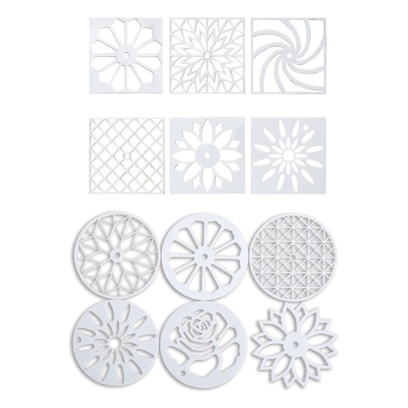 Rankų darbo muilas ištraukiamas per formeles Stulpelis Vamzdis Formelių rinkinys iš 6 reikmenų, skirtų pasidaryk pats gaminti muilo šabloną, amatų įrankių priedai