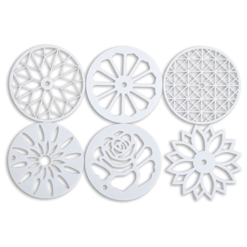 Rankų darbo muilas ištraukiamas per formeles Stulpelis Vamzdis Formelių rinkinys iš 6 reikmenų, skirtų pasidaryk pats gaminti muilo šabloną, amatų įrankių priedai