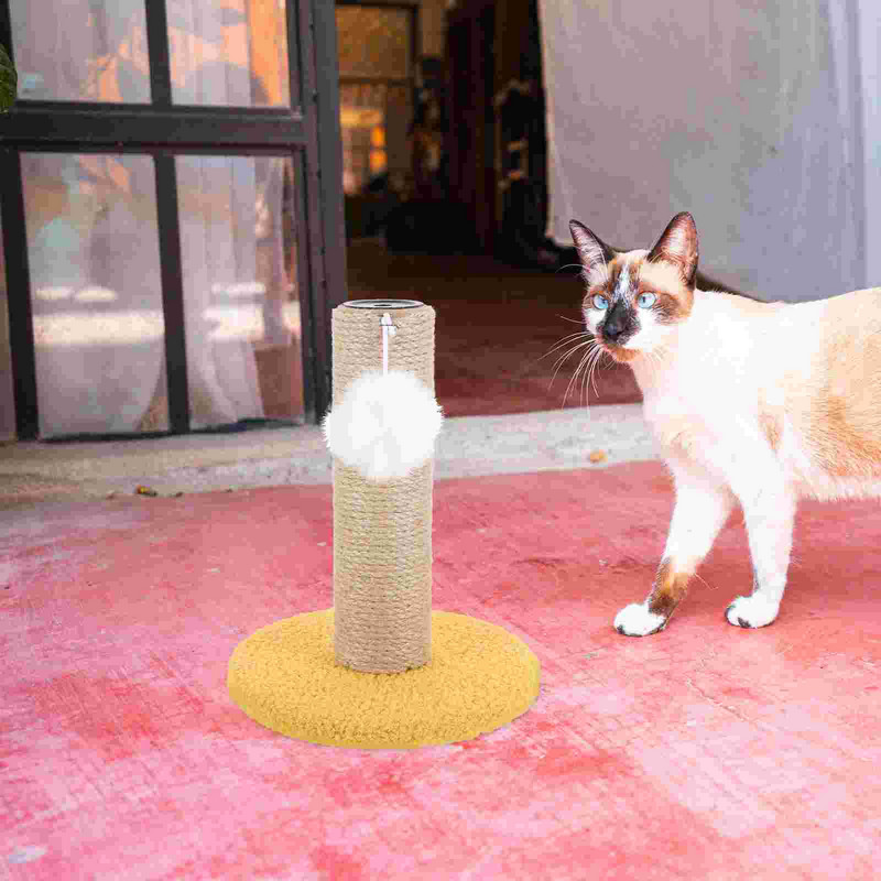 Macska mászókeret Kopásálló karcoló rúd Integrált cicakaparó padlóoszlop Napi használat háztartás