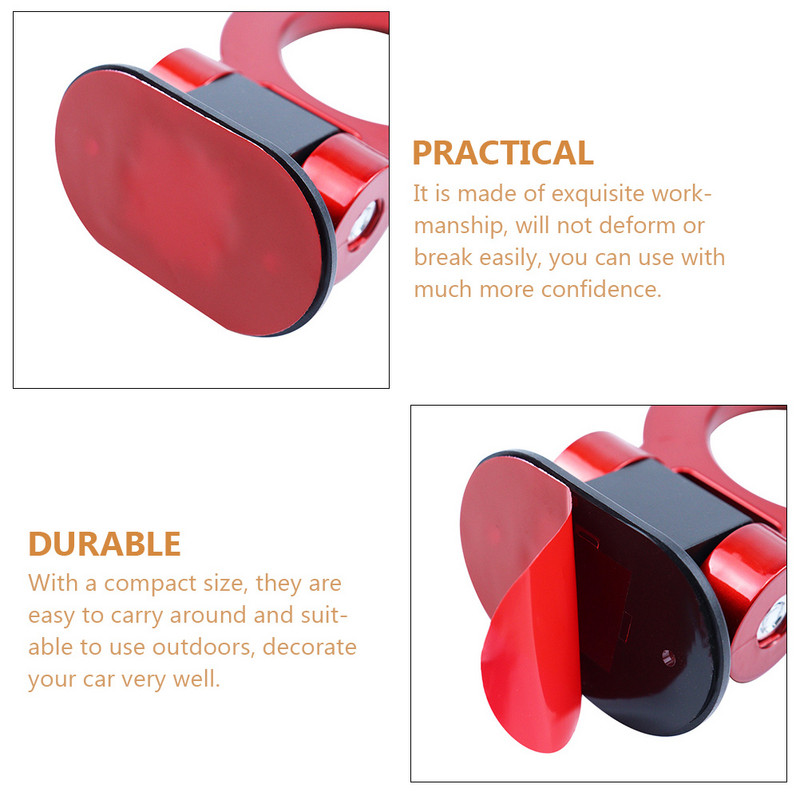 Vonóhorog kék matricák vonóhorog autó külső stílus dekoráció rátét has műanyag díszítő szimuláció