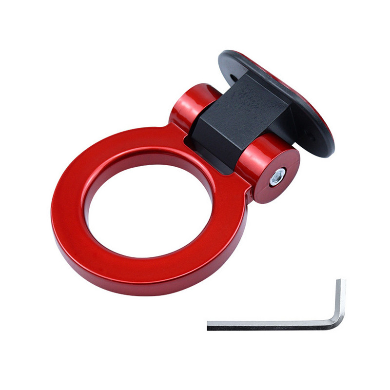 Vonóhorog kék matricák vonóhorog autó külső stílus dekoráció rátét has műanyag díszítő szimuláció