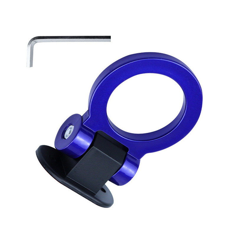 Vonóhorog kék matricák vonóhorog autó külső stílus dekoráció rátét has műanyag díszítő szimuláció