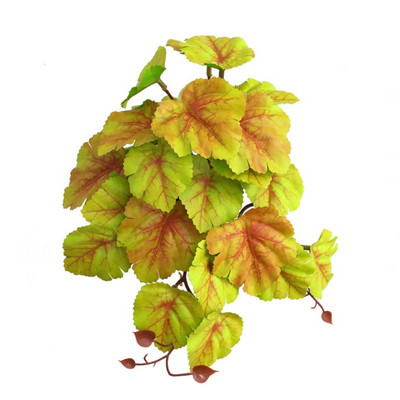 K5DC Reptile Plants Trópusi Realistic Leaves Terrárium Tank Plant Multi Optio
