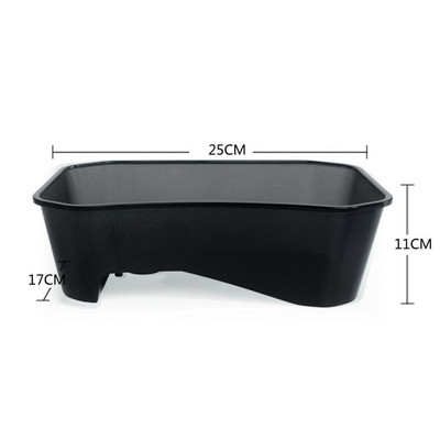 Új 1 db hüllő teknős teknős vivarium doboz akvárium sikló rámpával Kisállat kiegészítők Akváriumi eszközök Teknős vivarium doboz