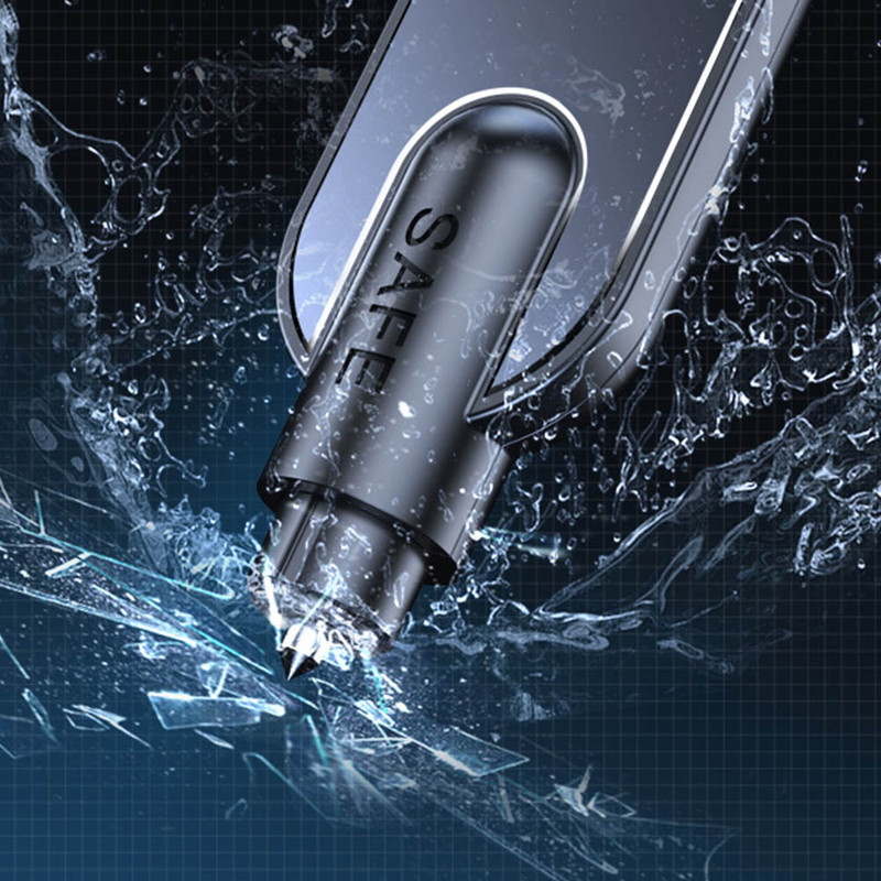 Mini Car multifunkcionális biztonsági kalapács autó vészüveg ablaktörő biztonsági öv vágó életmentő menekülő autó vészhelyzeti eszköz