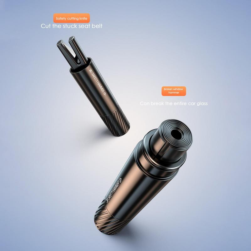 Mini autó ablaktörő ablaktörő biztonsági övvágó karcolásgátló alumínium ötvözet kalapácsos üvegtörő szerszámok víz alatti használatra