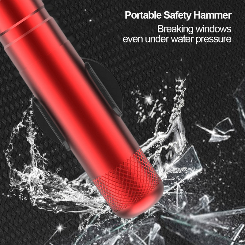 Automobilio avarinio pabėgimo gelbėjimo įrankis stiklo daužiklis, gelbėjimo plaktukas, greito pabėgimo plaktukas, langų daužymo mašina