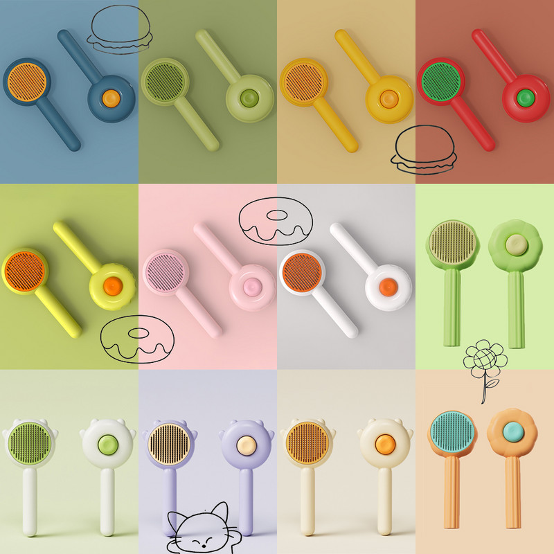 Hamburger macskakefe fésű a szőrgombóc kilazult szőreltávolítója macskáknak cica kisállat termék Macskatartozékok Dropshipping kellékei