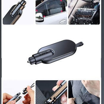 Mini Car многофункционален предпазен чук автомобилен авариен разбивач на стъклени прозорци нож за предпазен колан животоспасяващ авариен инструмент за бягство