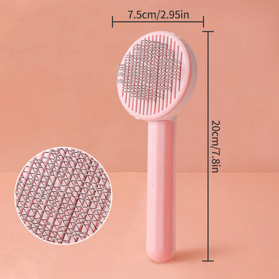 Kisállatkefe öntisztító slicker fésű eltávolítja a szőrt ápoló kefe Kisállat simító fésű Szépség Slicker kutyafésű kisállat kiegészítők