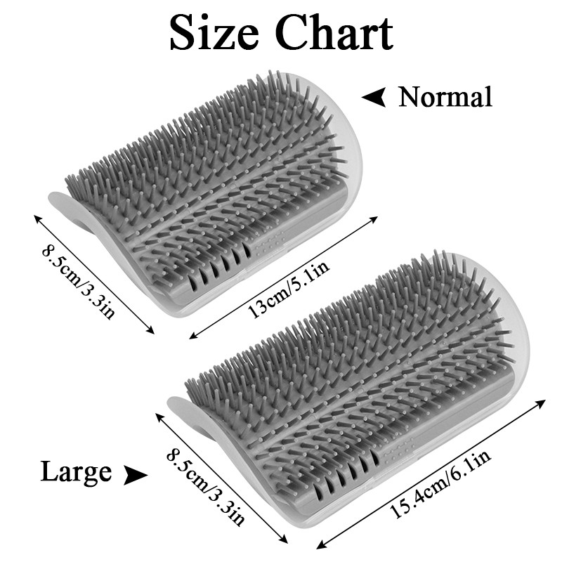 Macska önápoló macskamentával Puha macskák falsarok masszázs macskafésűkefe csiklandozó fésűvel dörzsöli az arcot Kisállatápolási kellék