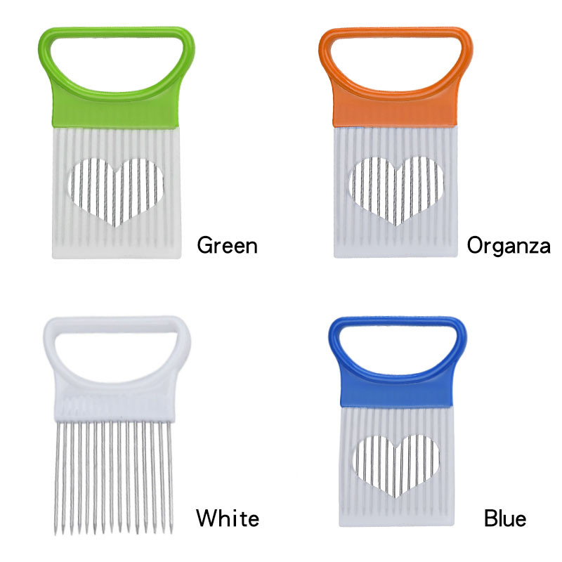 2019-es új konyhai kütyük Hagymaszeletelő Paradicsom Zöldség Safe Villa Zöldség Szeletelő Vágóeszközök