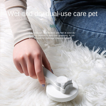 Self Cleaning Slicker Removes Hairs Мека четка Гребен Cat Hair Cleaner Beauty Products Grooming Massage Brush For Dog Cat Supplies