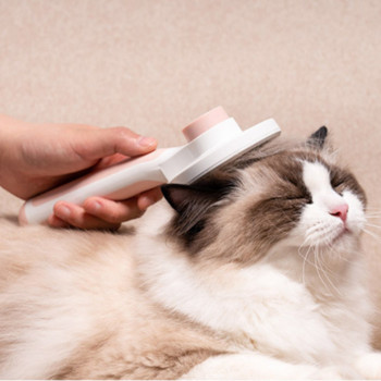 Αυτοκαθαριζόμενο Slicker αφαιρεί τρίχες Μαλακή βούρτσα χτένα Καθαριστικό για τα μαλλιά γάτας Προϊόντα ομορφιάς Βούρτσα μασάζ περιποίησης για προμήθειες για σκύλους γάτες