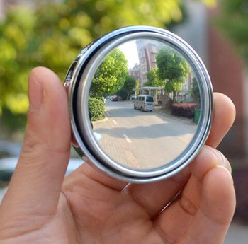 2 τμχ/παρτίδα 3R-035 Auto Rearview Mirror Μικρός στρογγυλός καθρέφτης Blind Spot Mirror Ευρυγώνιος φακός 360 μοιρών Ρυθμιζόμενος πίσω