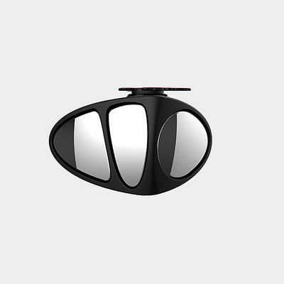 3 in 1 360 kraadi pööratav kolmepoolse auto pimenurga peegli tagurdamise pimeala kumer parkimispeegli ohutustarvikud