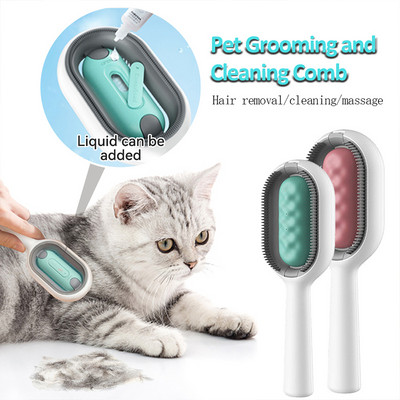 Pet Hair Remover Cat Comb for Dog Brush Accessories Hair Remover Brush Dog and Cat Accessories Cat Brush Cats Massage Grooming