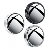 2db nagy szilárdságú autó visszapillantó kompakt holttértükör tartós kerek üveg domború oldalsó visszapillantó tükör parkolósegítő