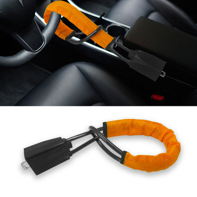 Car Steering Wheel Lock Rope Lock Car Steering Wheel Lock Steel Cable Safety Belt Buckle Lock Universal Model Applicable