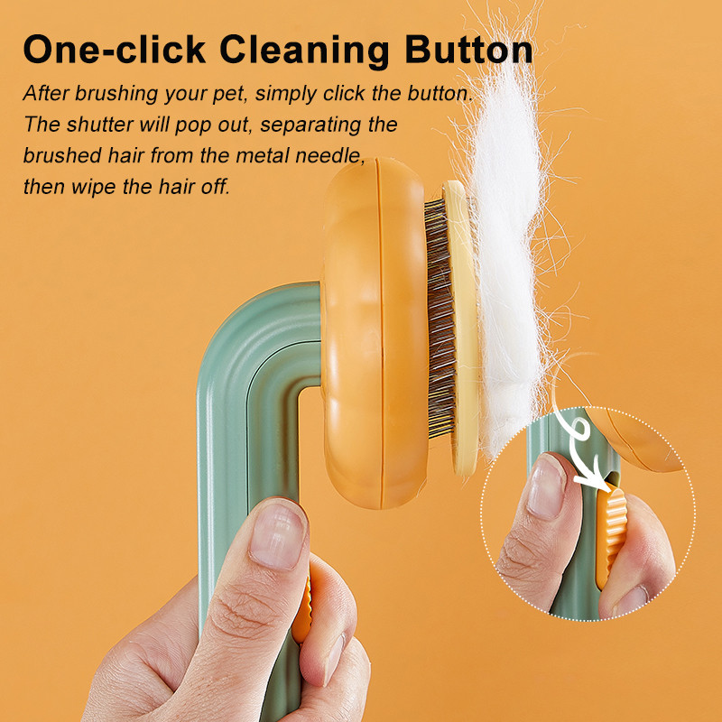 Sütőtök szőrkefe macskáknak Kutyák cicák Kerülje el a szőrlabdát.