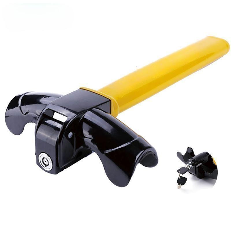 Universalus automobilio vairo užraktas, sunkiasvoris, apsaugantis nuo vagystės automobilio / furgono apsauga, besisukantis vairo užraktas, padidinantis automobilio saugumą