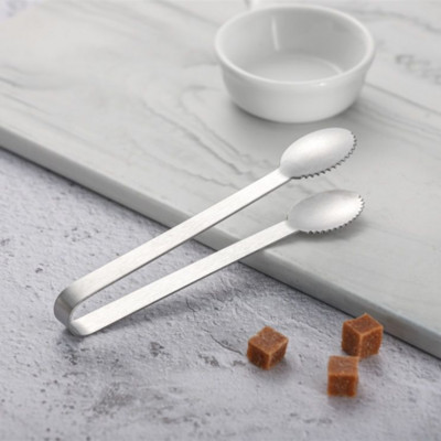 3db Kreatív pálmacukor-jégkocka fogók Tapadásmentes, rozsdamentes acél burgonya chips fogók bárkonyhához Grill parti eszközök