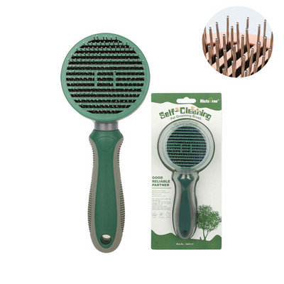Kisállat macskakefe Kutyafésűs szőr eltávolítja a kisállatszőrt fésű öntisztító kefe macskáknak Kutyáknak eltávolítja a kusza szőrt Macskatartozékok
