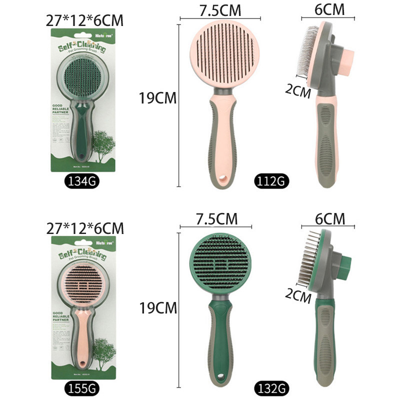 Kisállat macskakefe Kutyafésűs szőr eltávolítja a kisállatszőrt fésű öntisztító kefe macskáknak Kutyáknak eltávolítja a kusza szőrt Macskatartozékok