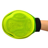 Šunų naminių gyvūnėlių priežiūros pirštinės Guma vandeniui atspari kačių šepečių šukos plaukų šalinimui Pirštinės šunims vonios valymo priemonės naminių gyvūnėlių šukos